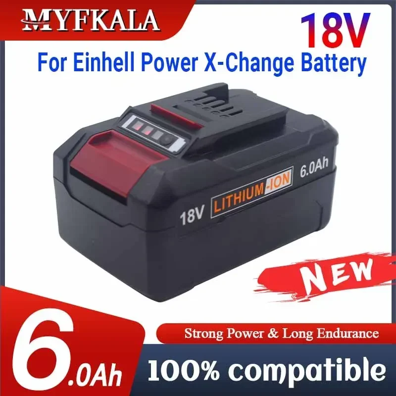 Power Xchange Tools - Baterai pengganti 6000mAh baterai Li-ion EIN18C2