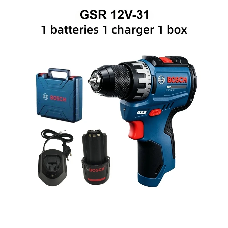 Power Tools Woodworking - Bosch Professional GSR 12V-31 Bor Tanpa
