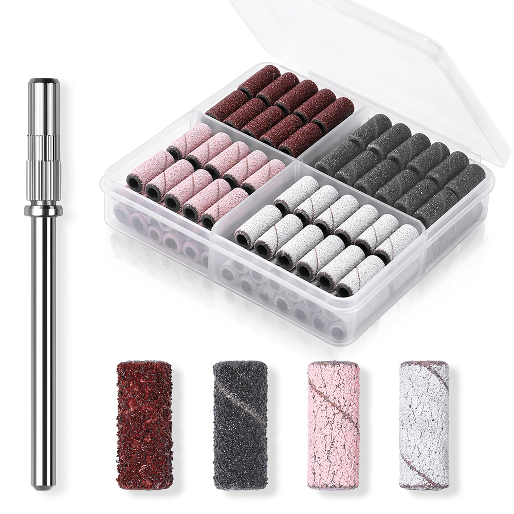 Power Tools Total - 100pcs Mini Sanding Bands Kits Nail