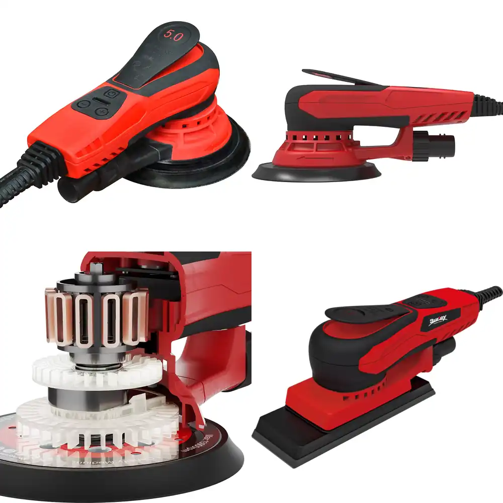 Random Orbital Sander - Mesin Sander Orbital Acak Listrik Tanpa