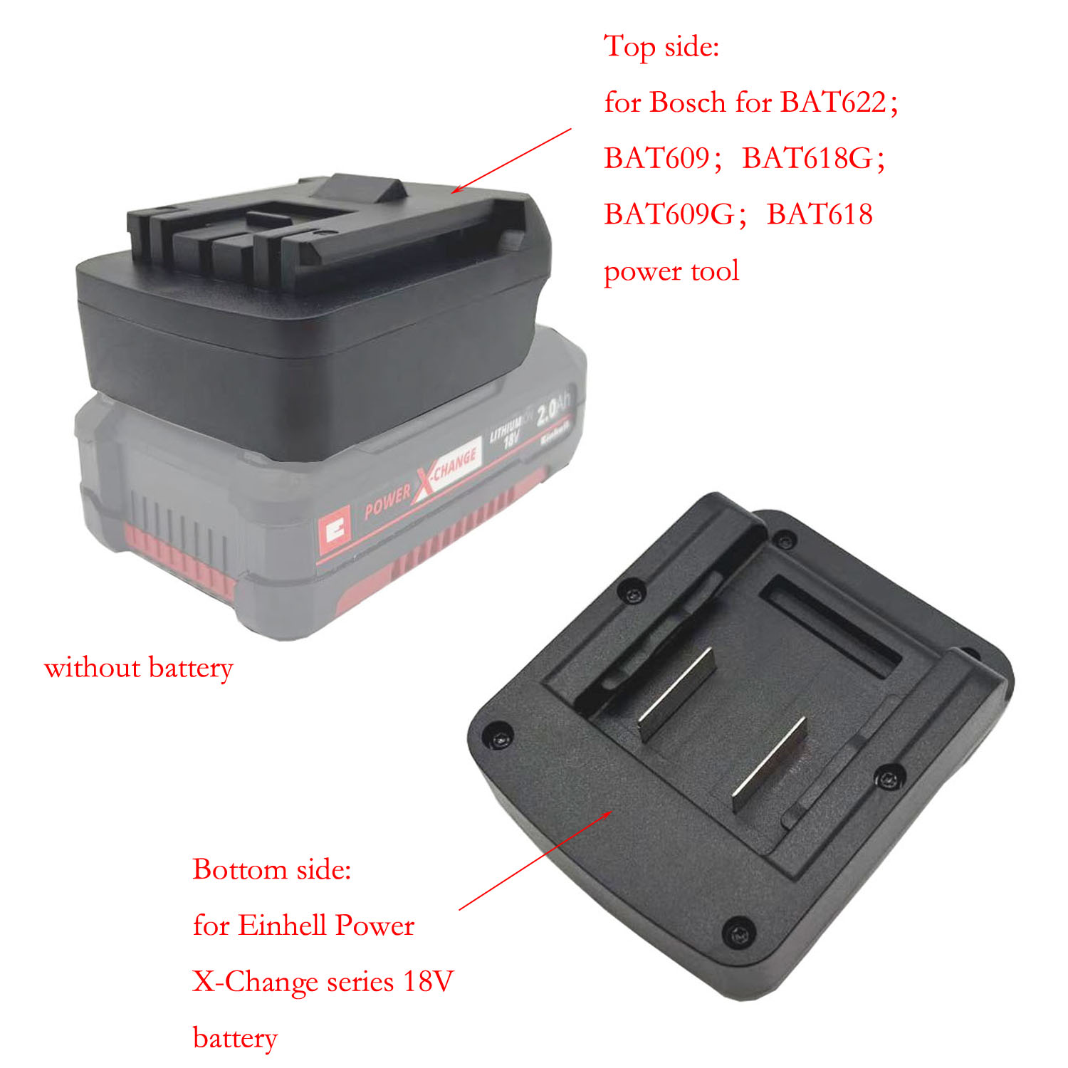 Power Xchange Tools - Konverter Adaptor Baterai untuk Baterai Einhell