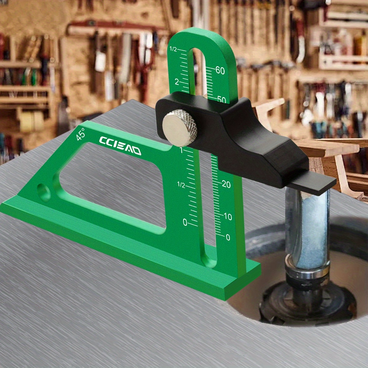 Pengukur Tinggi Aloi Aluminium - Power Tools Aldi ulasan dan harga
