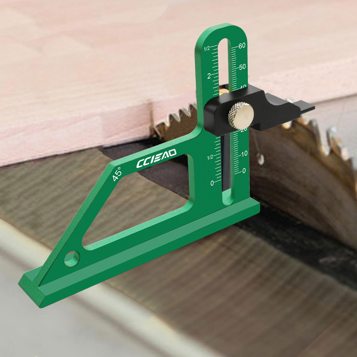 Pengukur Tinggi Aloi Aluminium - Power Tools Aldi ulasan dan harga
