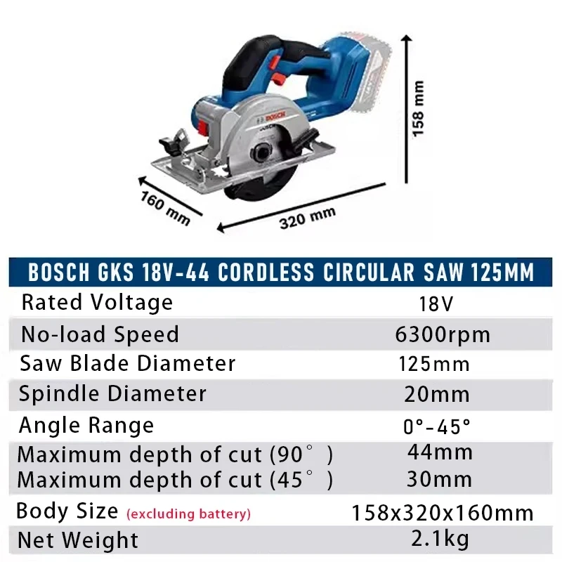 Gergaji Bundar Tanpa Kabel Bos - Power Tools Woodworking ulasan dan harga