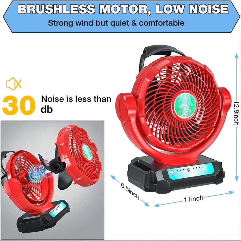 Kipas Tanpa Kabel untuk Batera - Power Tools In Construction ulasan dan harga