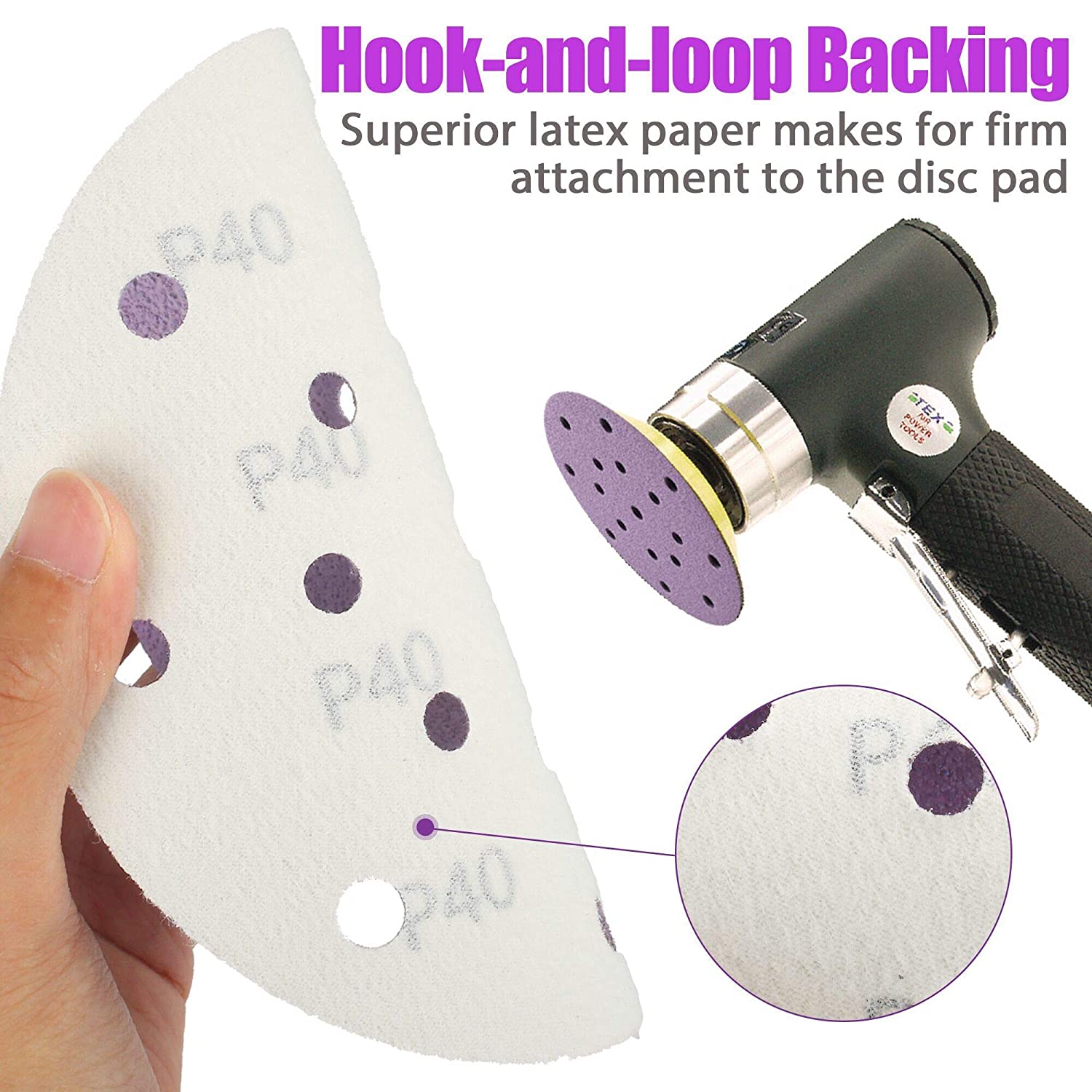 Disk Amplas 6 Inch 17 Lubang 6 - Random Orbital Sander ulasan dan harga