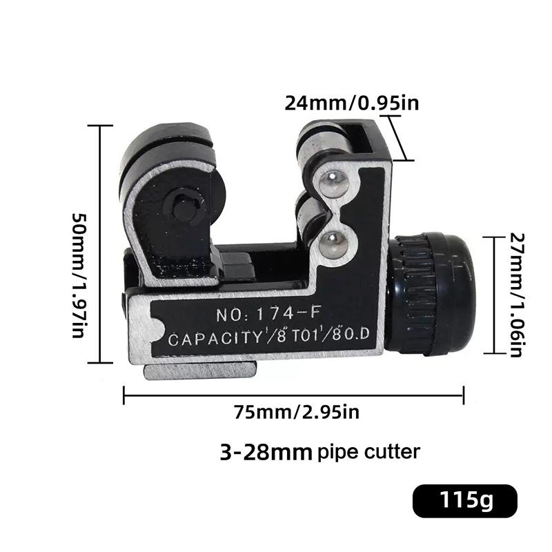 Pemotong Pipa Mini 1/8''-1-1/8 - Power Tools Aldi ulasan dan harga