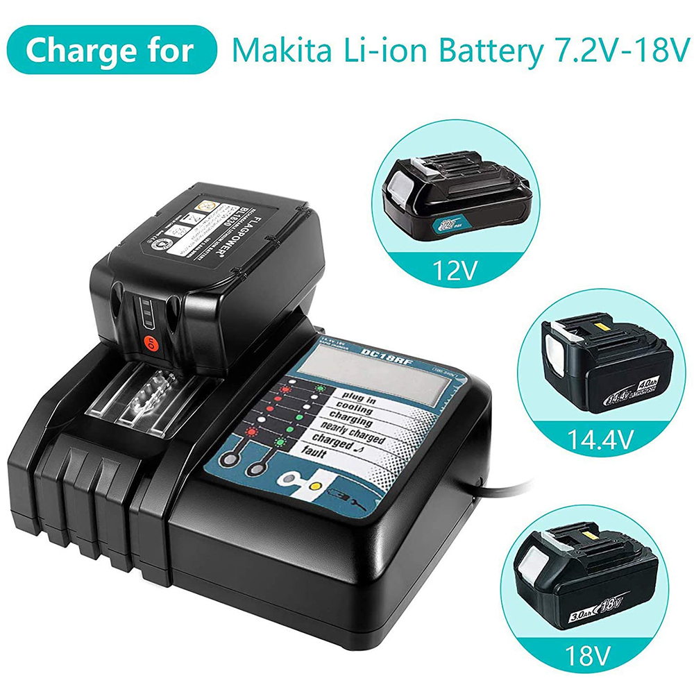 Pengisi Daya Baterai DC18RF 3A - Power Tools Uk ulasan dan harga