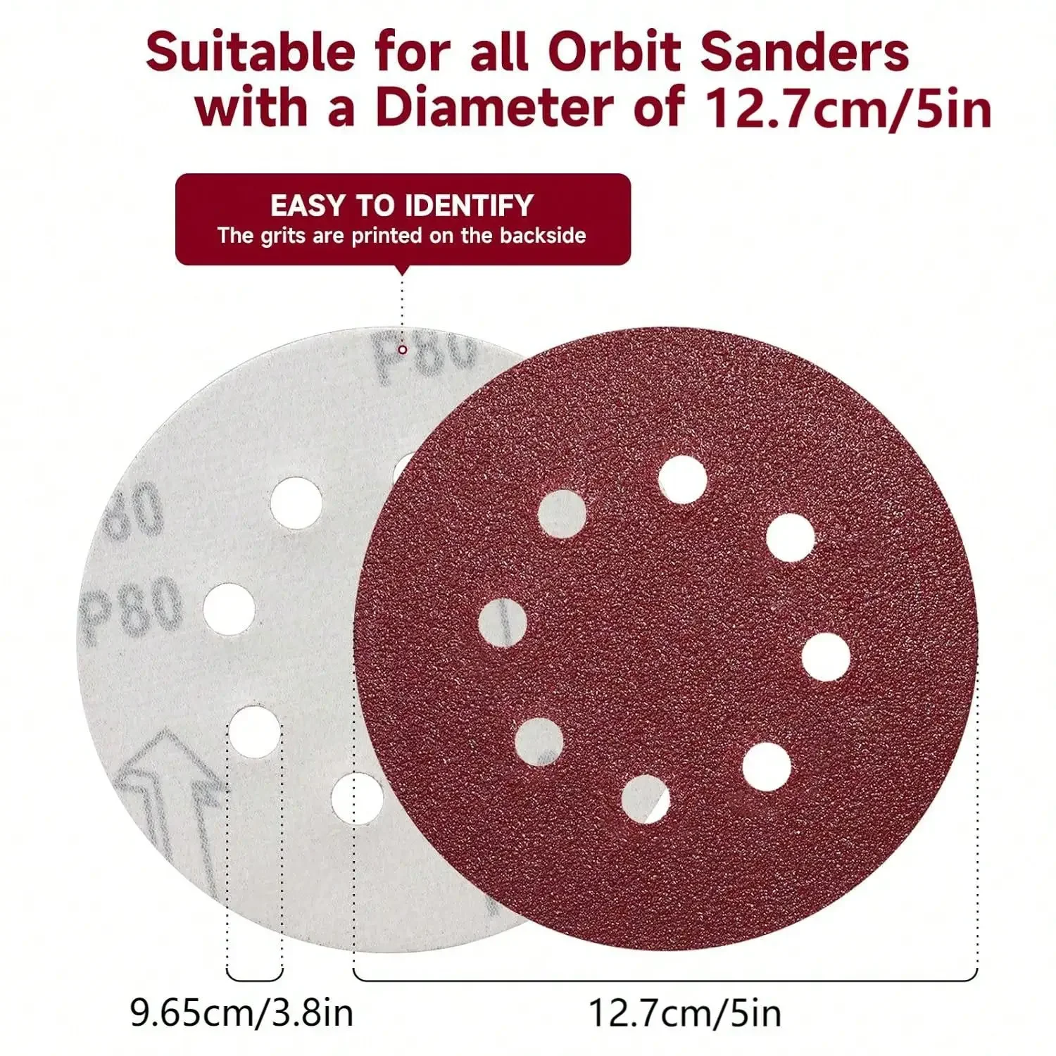 30 PCS Disc Pengamplasan 12.7c - Random Orbital Sander ulasan dan harga
