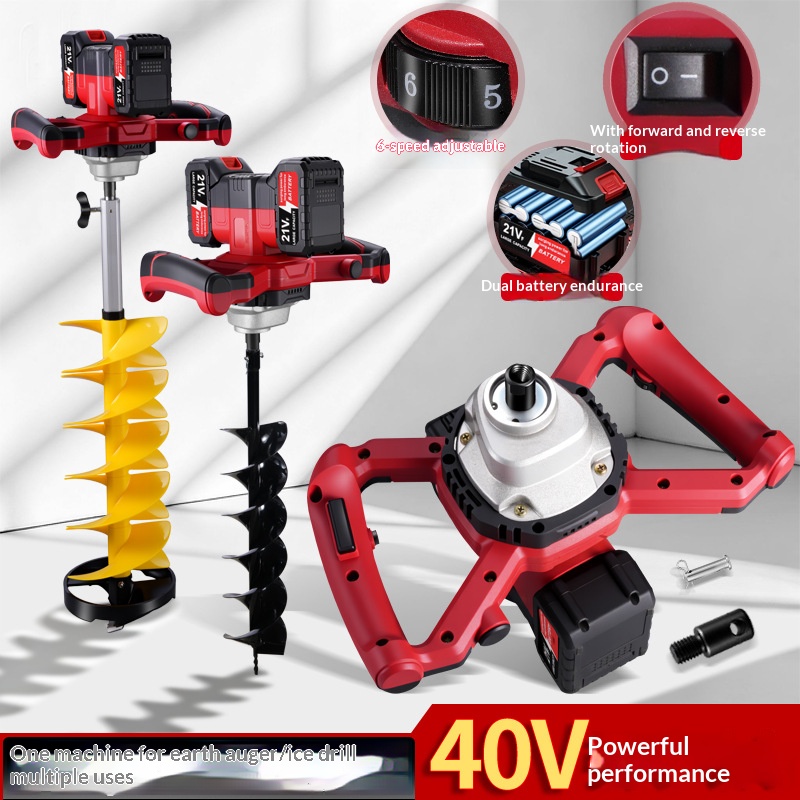 Bor Tanah Listrik Baterai Lith - Power Tools In Construction ulasan dan harga